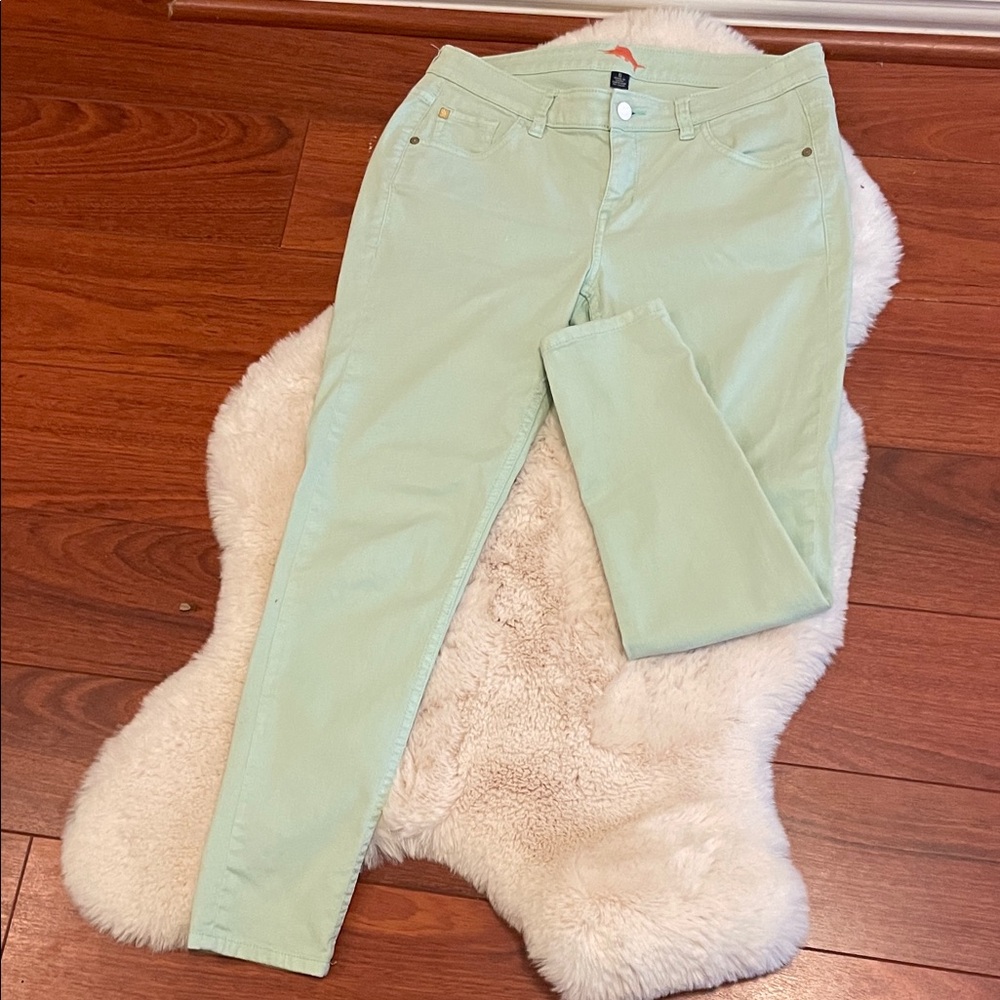 Tommy Bahama Light Green Skinny Jeans